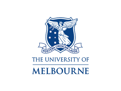 The University of Melbourne logo, a client of the big canvas